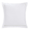 Coton Pur Taie d'oreiller satin de coton brodée Autrefois