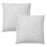 Coton Pur Lot de 2 taies d'oreiller imperméables en coton Duo Protect