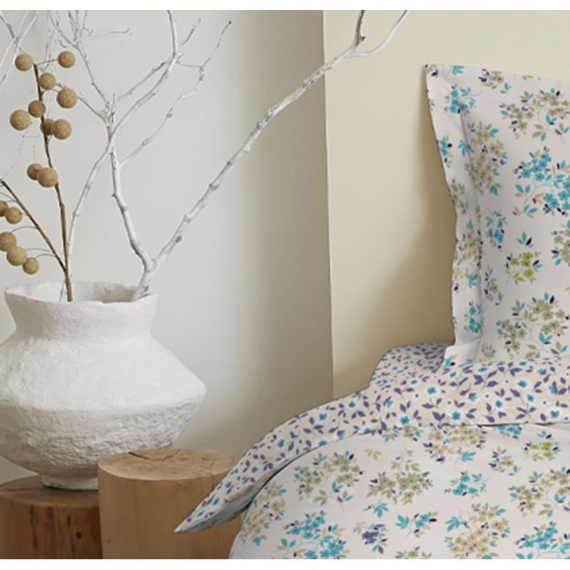 Coton Pur Parure de couette réversible 1 personne 100 % coton