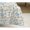 Coton Pur Parure de couette réversible 1 personne 100 % coton