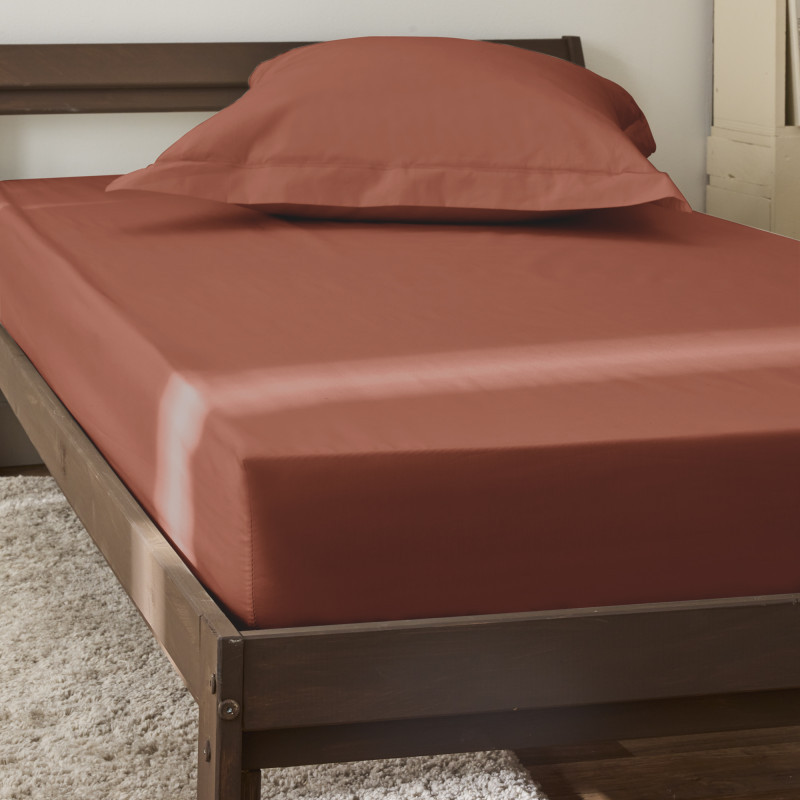 Coton Pur Drap housse percale de coton peigné 80 fils