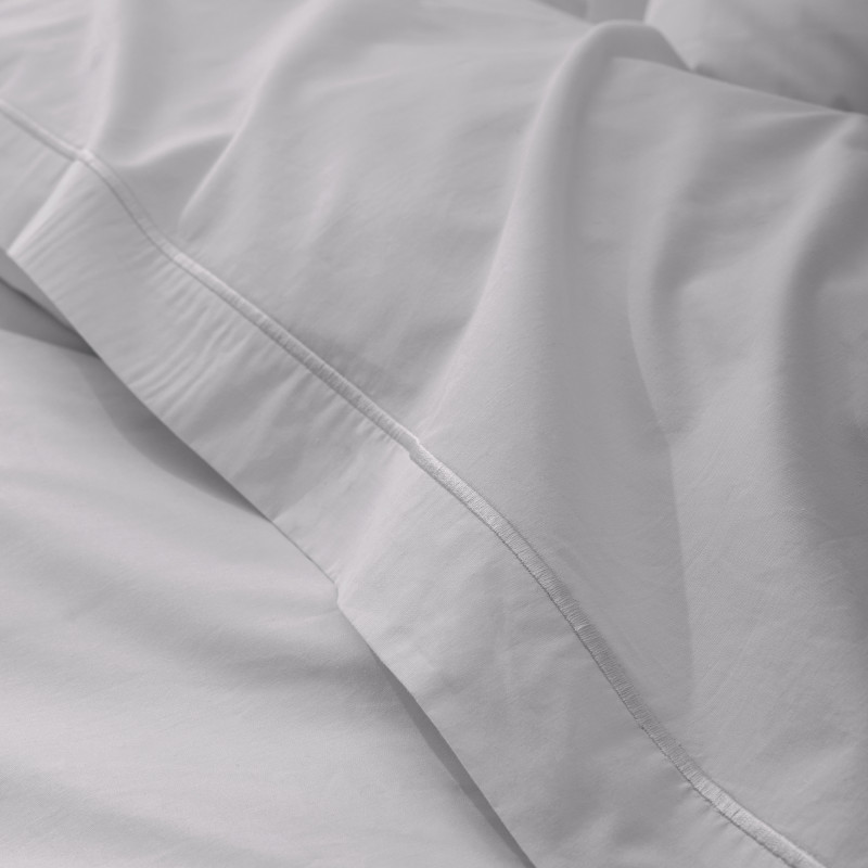 Coton Pur Drap plat percale de coton peigné 80 fils