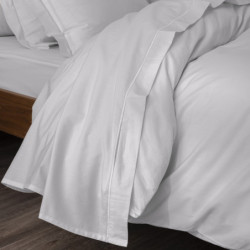 Coton Pur Drap plat percale de coton peigné 80 fils