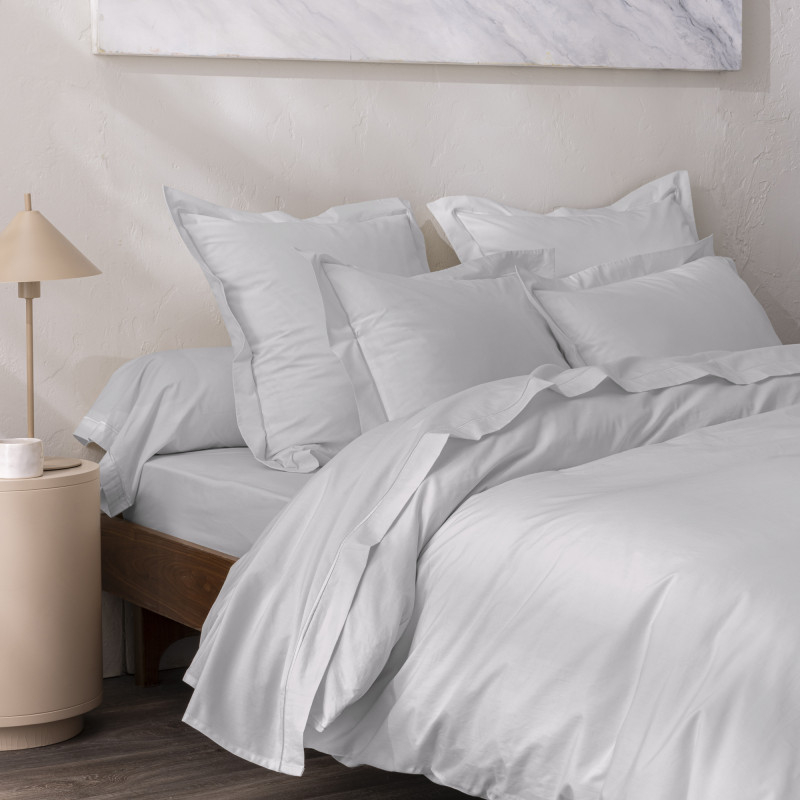 Coton Pur Drap plat percale de coton peigné 80 fils