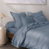 Coton Pur Drap plat percale de coton peigné 80 fils