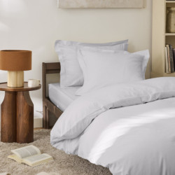 Coton Pur Housse de couette percale de coton peigné 80 fils