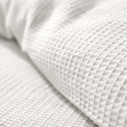 Coton Pur Parure de couette nid d'abeille 100 % coton