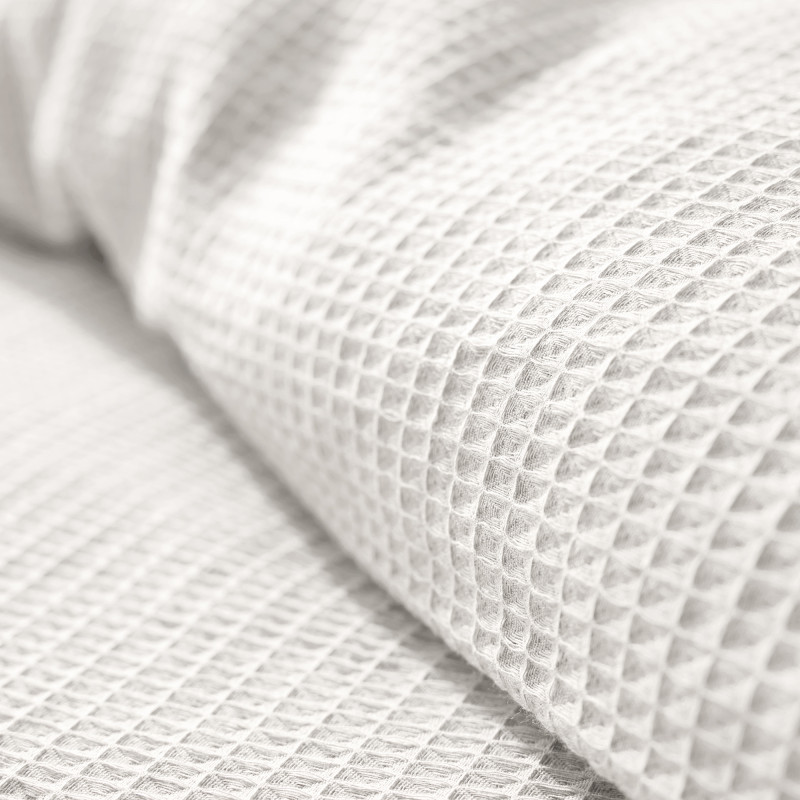 Coton Pur Parure de couette nid d'abeille 100 % coton