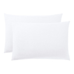 Coton Pur Taie d'oreiller 100 % coton 57 fils