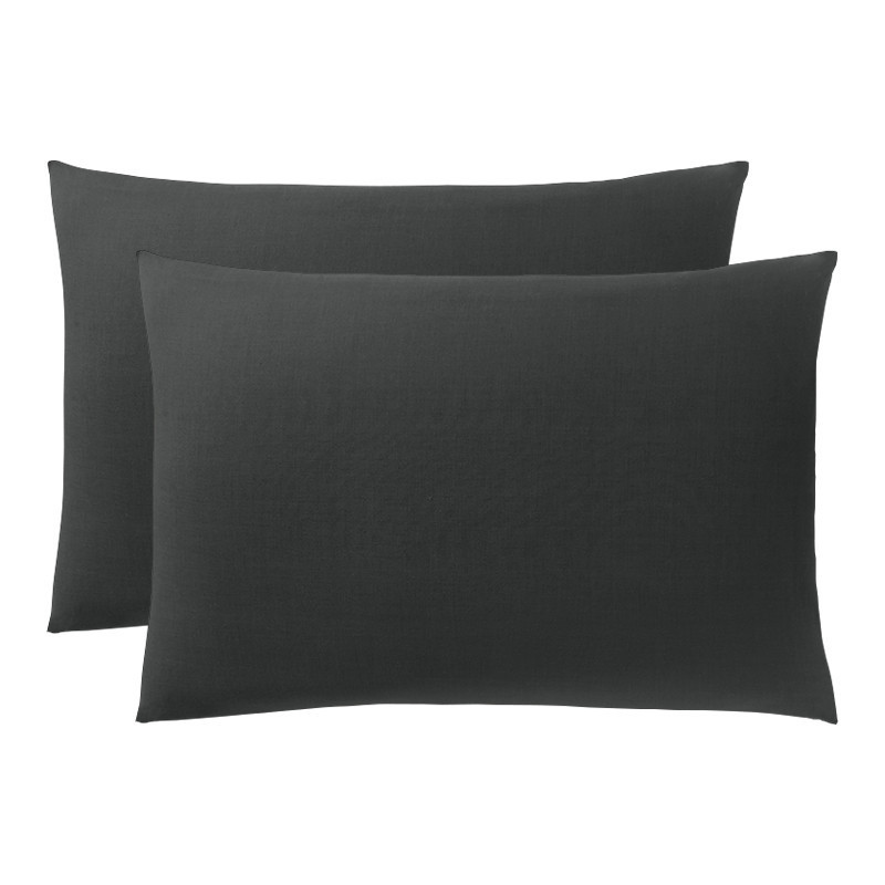 Coton Pur Taie d'oreiller 100 % coton 57 fils