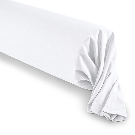 Taie de Traversin 100% Coton Neige 45 x 185