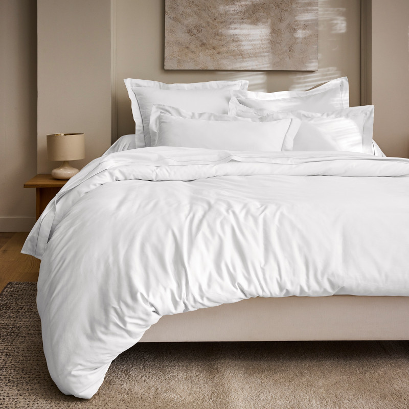 Coton Pur Housse de couette satin de coton 120 fils Prestige