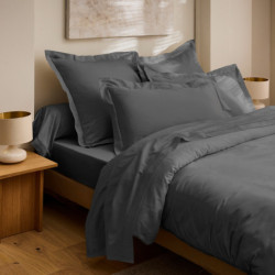 Coton Pur Taie de traversin satin de coton 120 fils Prestige