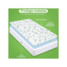 Coton Pur Protège-matelas imperméable bambou