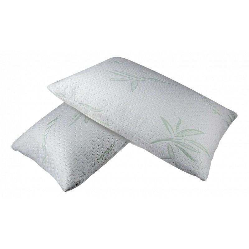 Coton Pur Lot de 2 protège-oreillers imperméables bambou