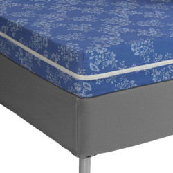 Coton Pur Housse de matelas intégrale damassée Rénove matelas