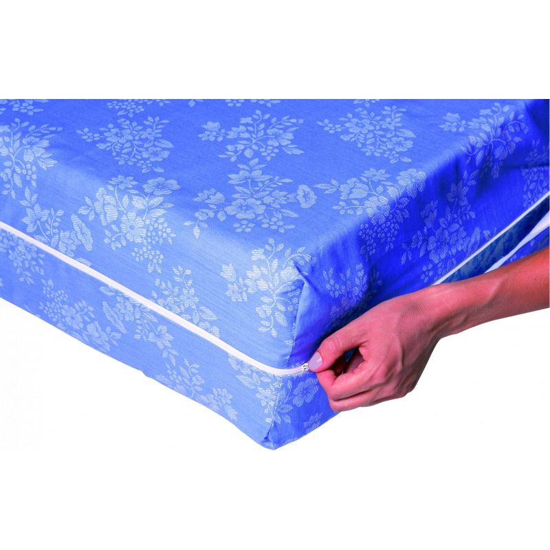 Coton Pur Housse de matelas intégrale damassée Rénove matelas