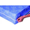 Coton Pur Housse de matelas intégrale damassée Rénove matelas