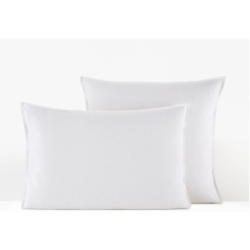 Coton Pur Lot de 2 protège-oreillers flanelle 100 % coton
