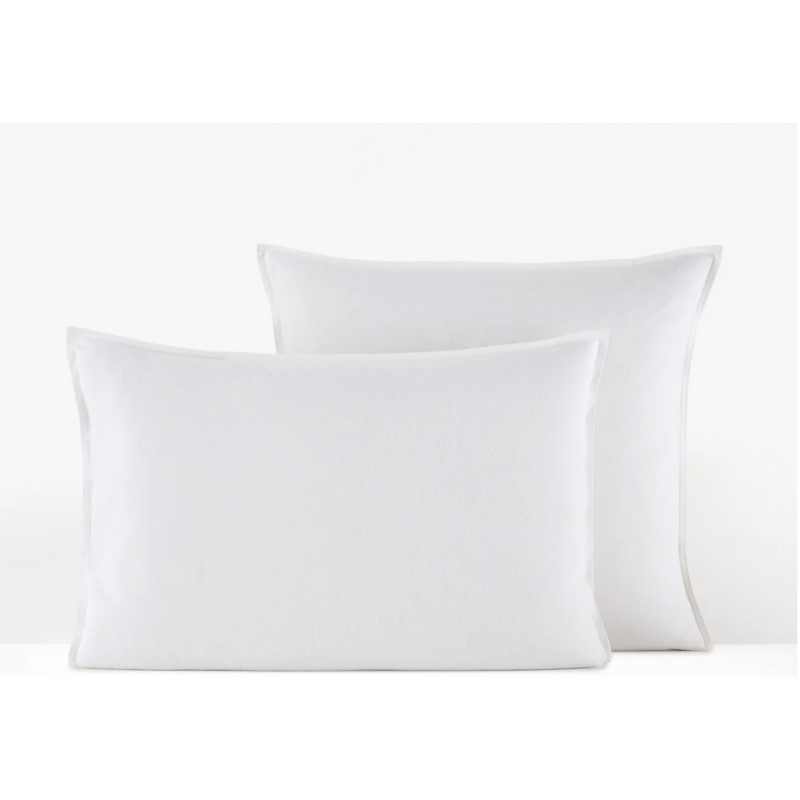 Coton Pur Lot de 2 protège-oreillers flanelle 100 % coton