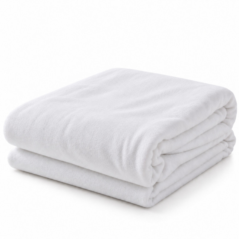Coton Pur Protège-matelas molleton 100 % coton Prestige – bonnet 30 cm