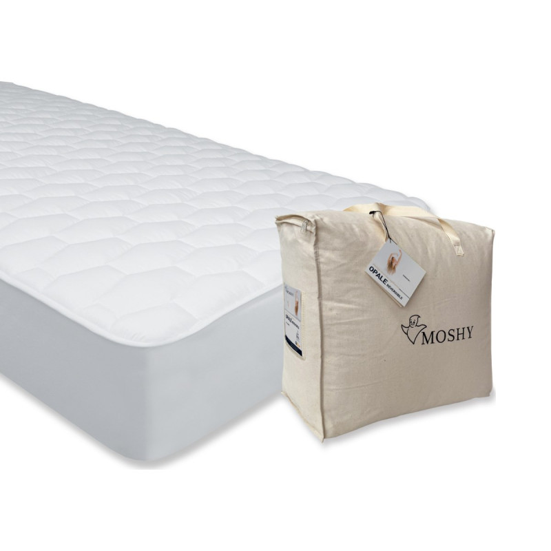 MOSHY Protège matelas OPALE RÉVERSIBLE