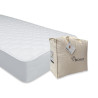 MOSHY Protège matelas OPALE RÉVERSIBLE