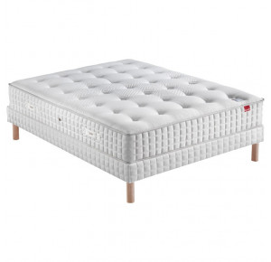 PARURE + Sommier Confort Medium + Pieds